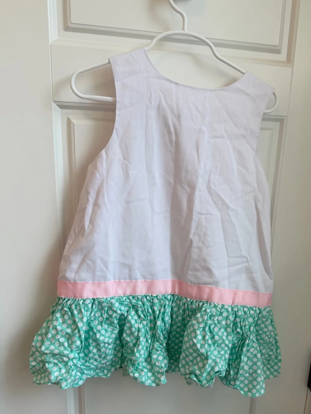 Babeeni Appliqué Drop Waist Bubble Hem Elephant Dress